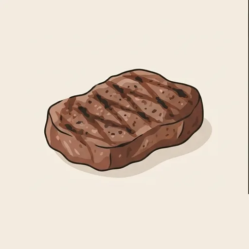 Grilled beef