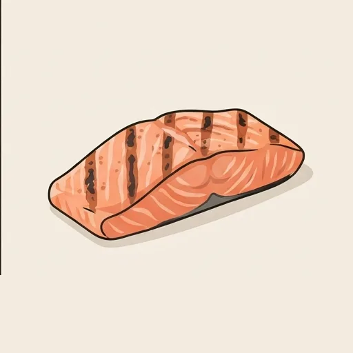 Grilled salmon