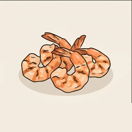 Grilled shrimp
