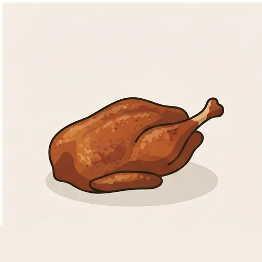 Roasted duck